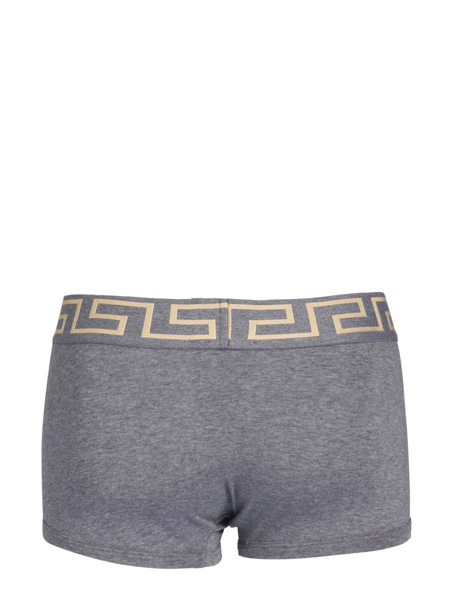 Versace Greca-Print Stretched Boxer Briefs