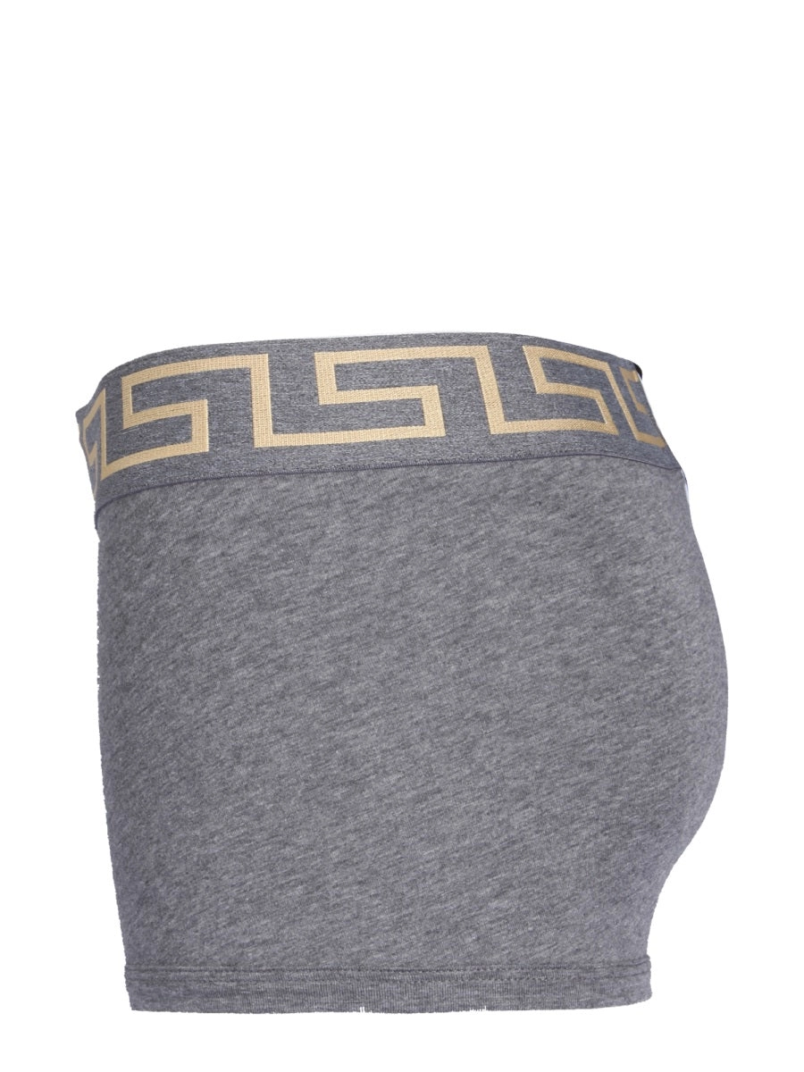 Versace Greca-Print Stretched Boxer Briefs