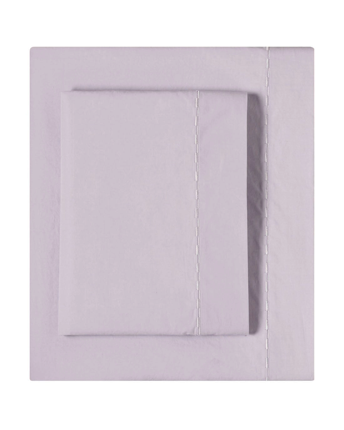 Washed Percale Sheet in Mist