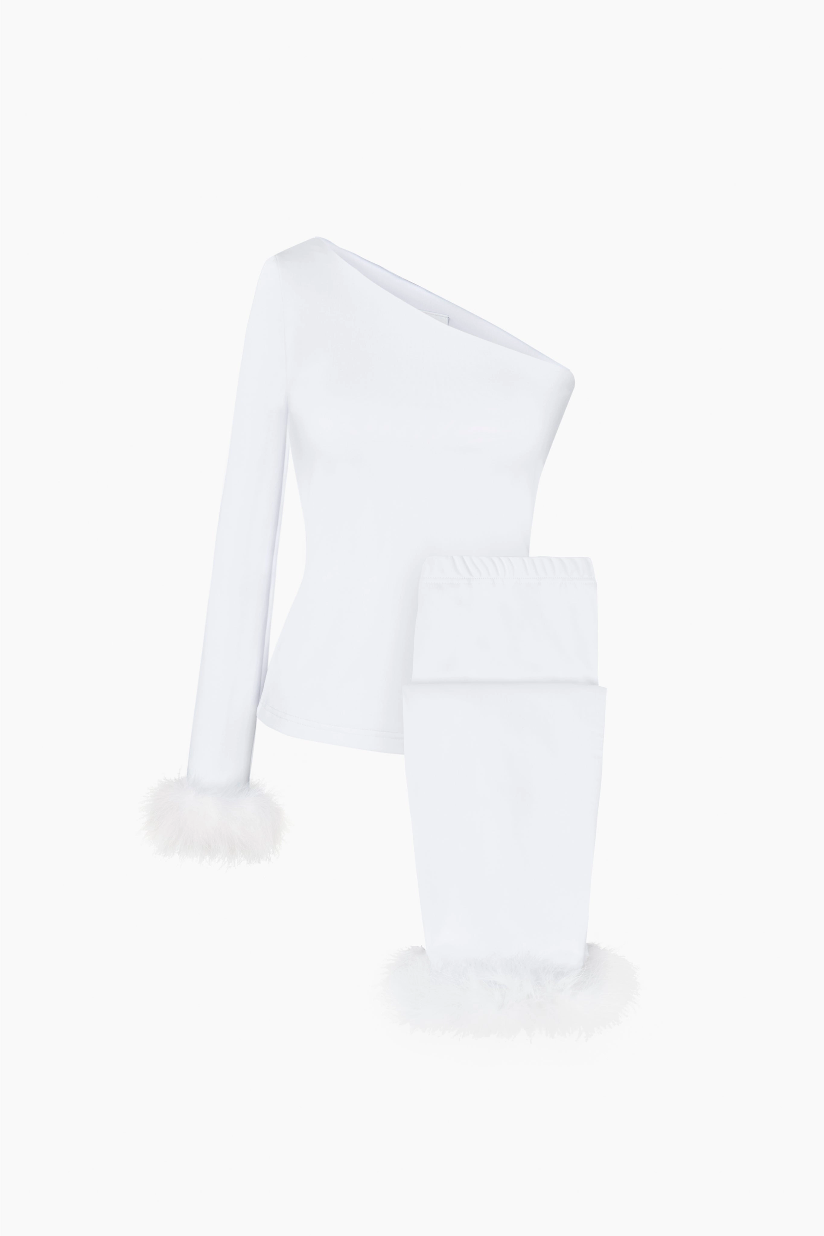Weekend Chic Lounge Set in White