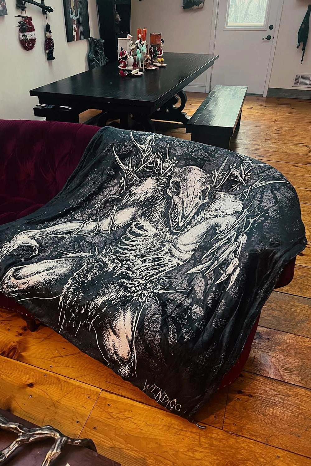 Wendigo Throw Blanket