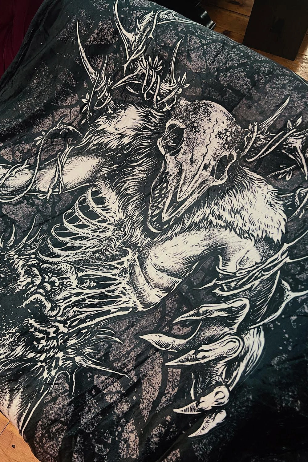 Wendigo Throw Blanket