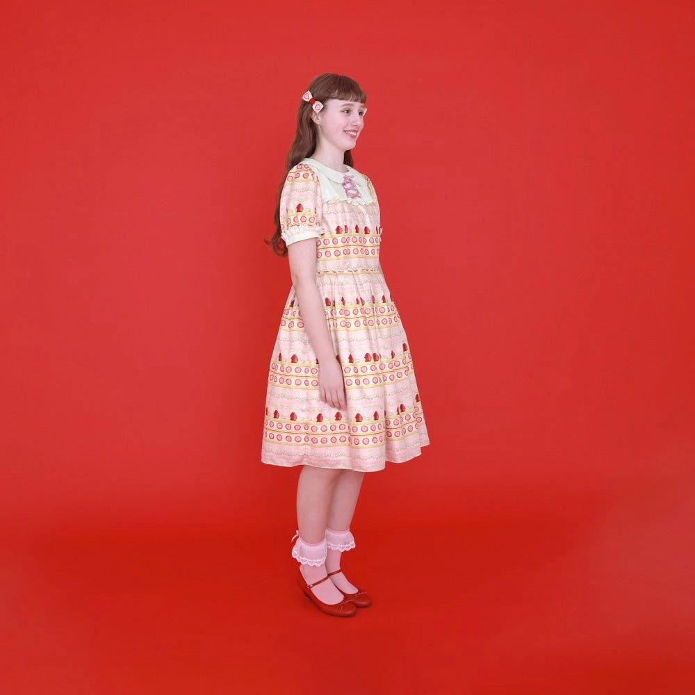 WhipCake Border Onepiece Dress