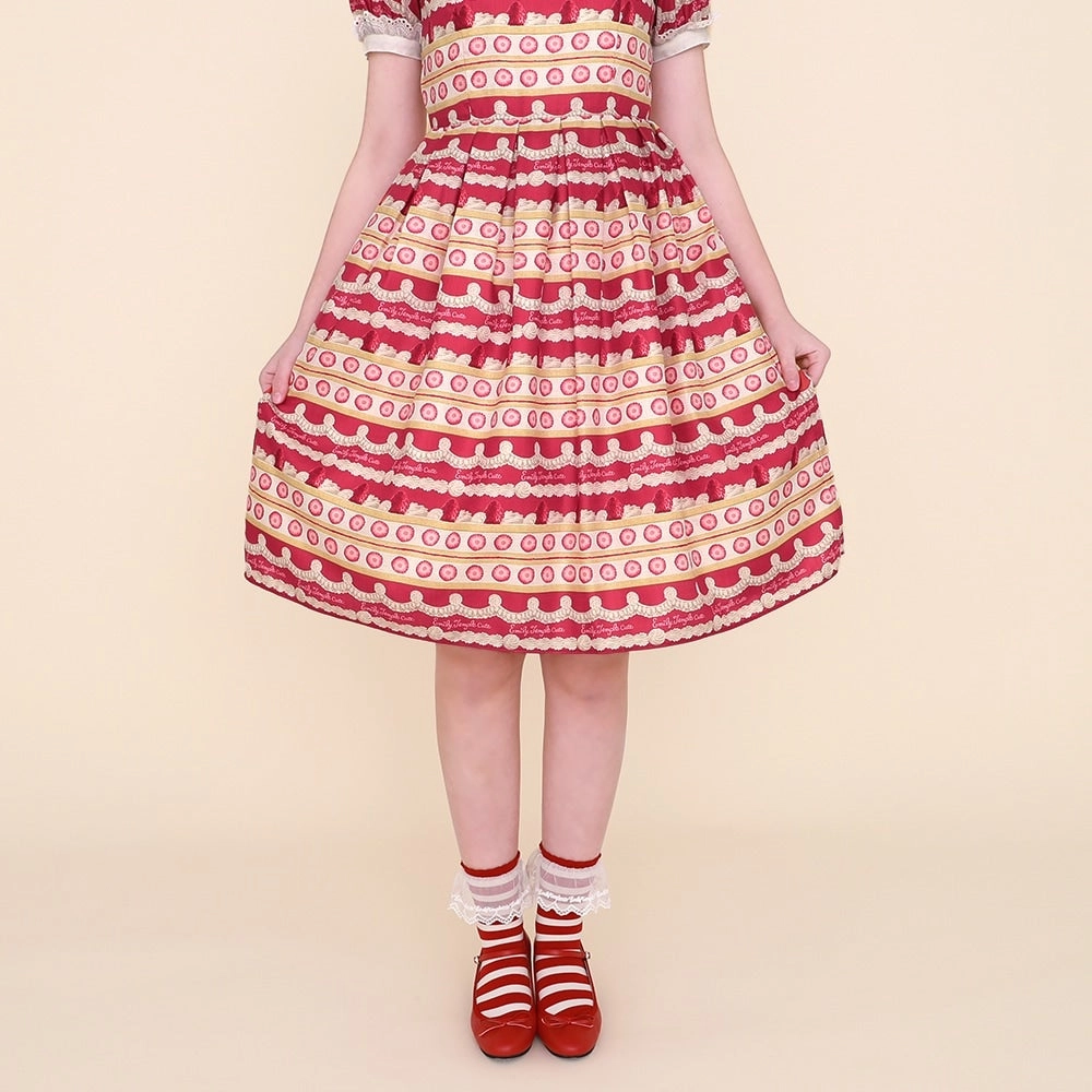WhipCake Border Onepiece Dress