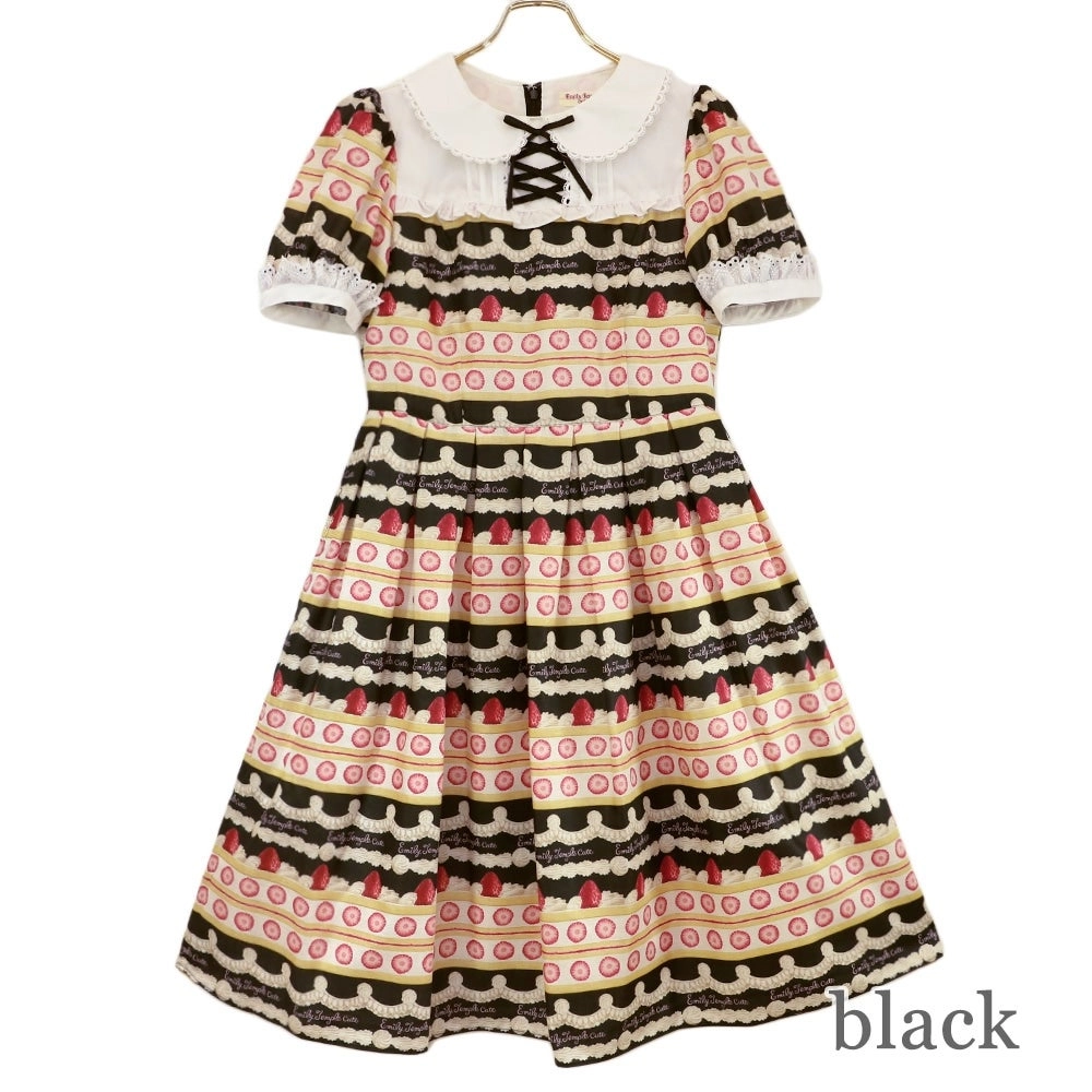 WhipCake Border Onepiece Dress