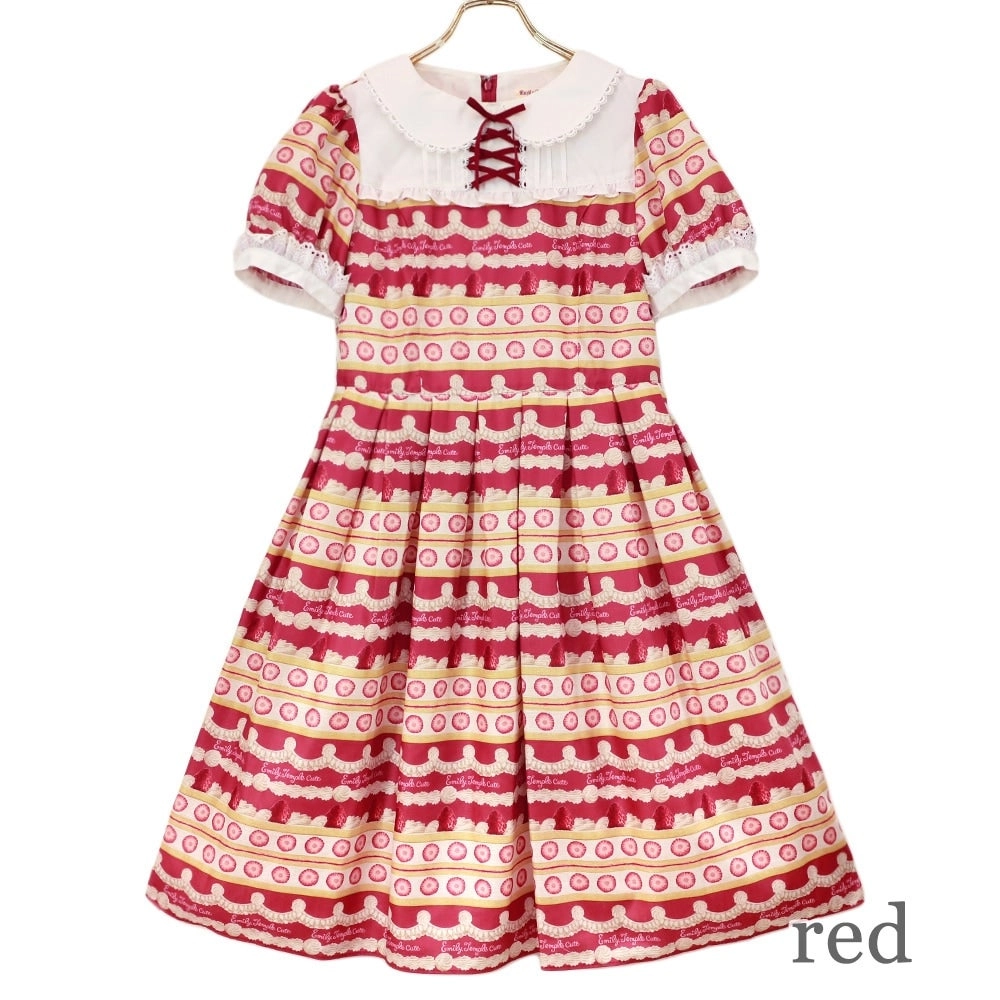 WhipCake Border Onepiece Dress