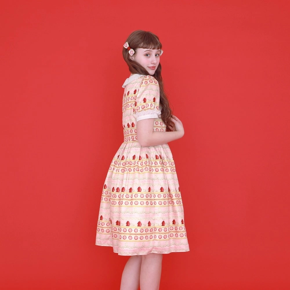 WhipCake Border Onepiece Dress