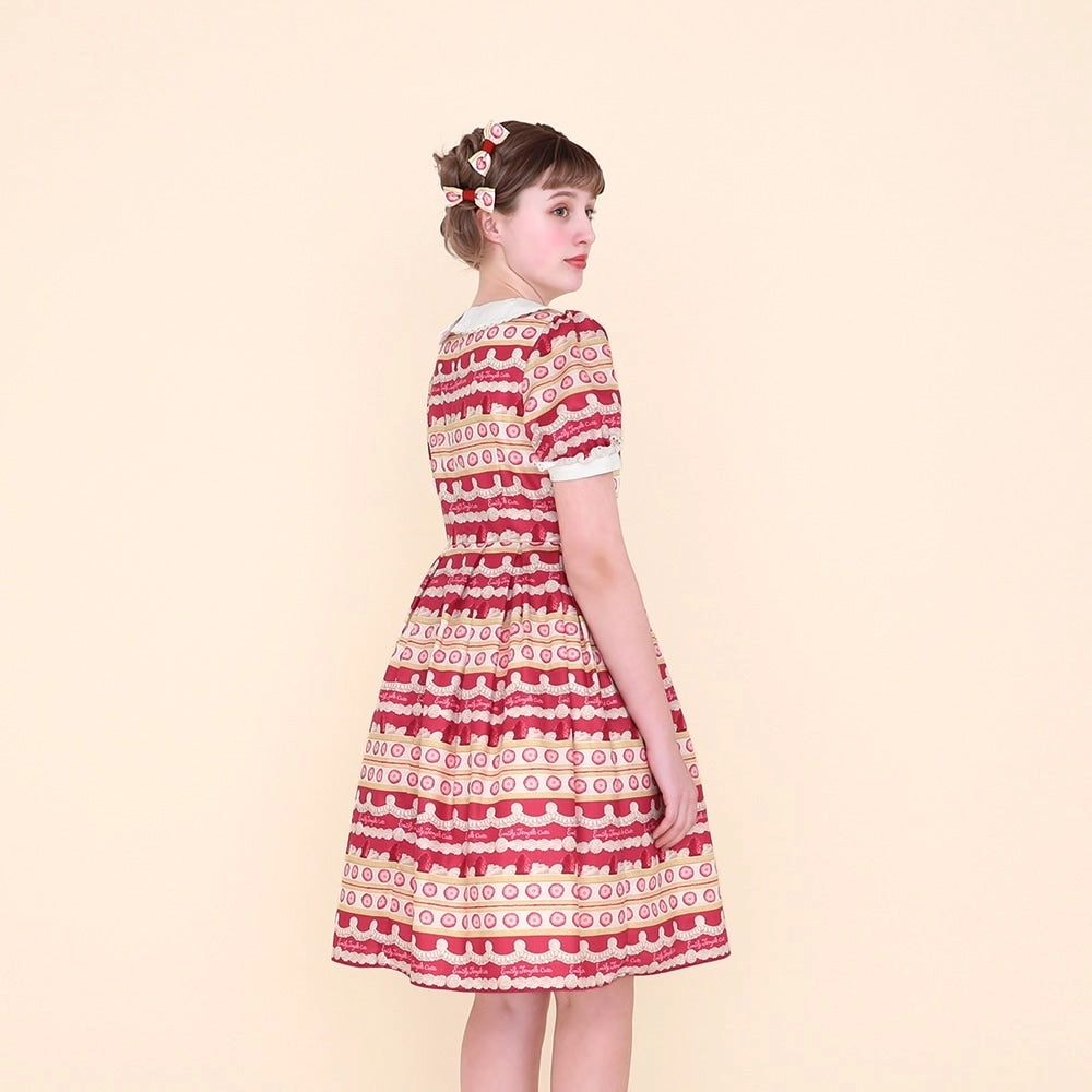 WhipCake Border Onepiece Dress
