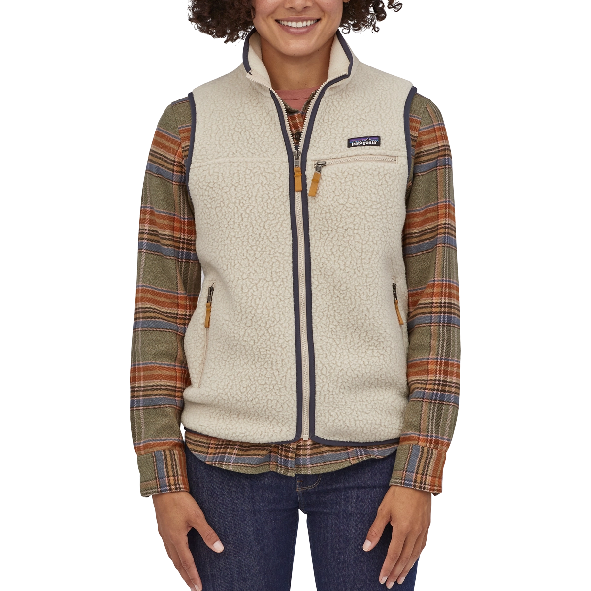 Women's Retro Pile Fleece Vest