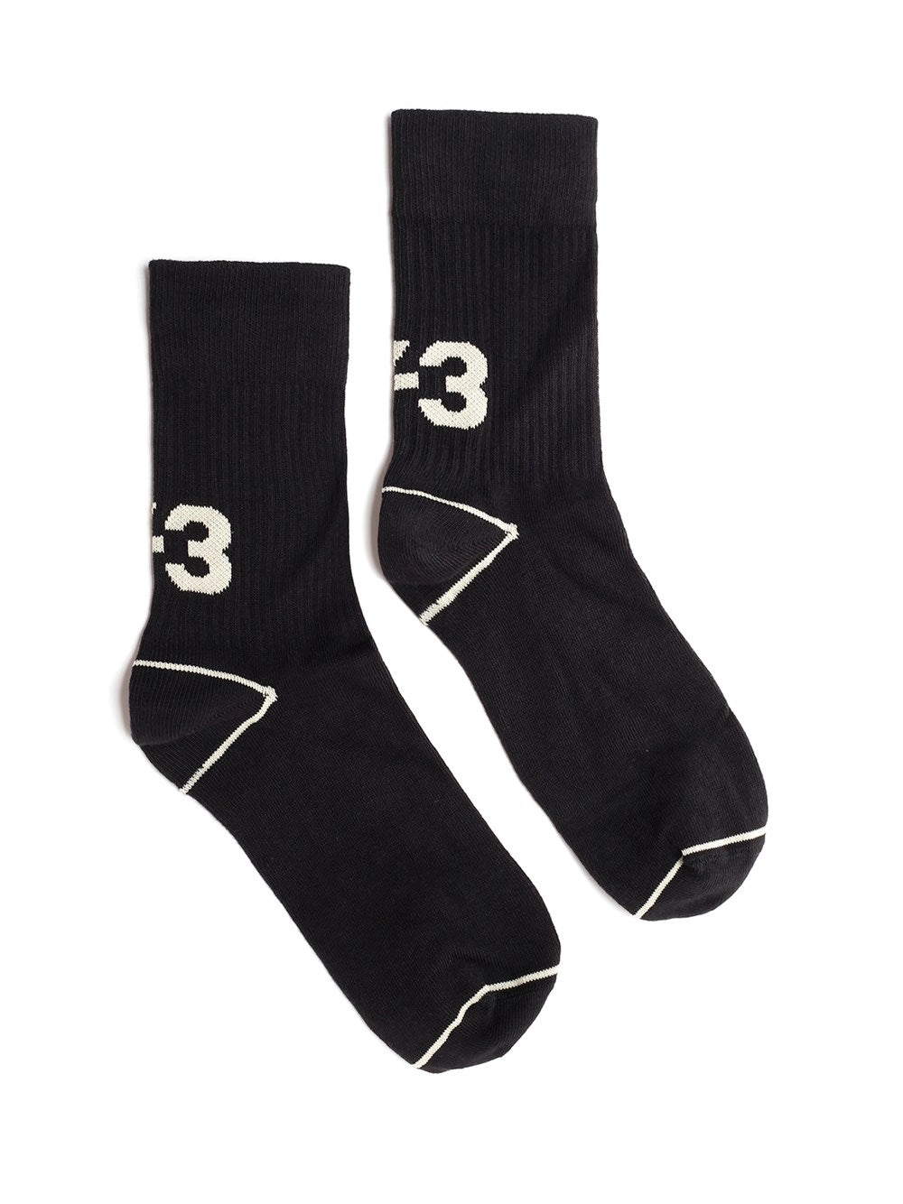 Y-3 Logo Intarsia Crew Socks