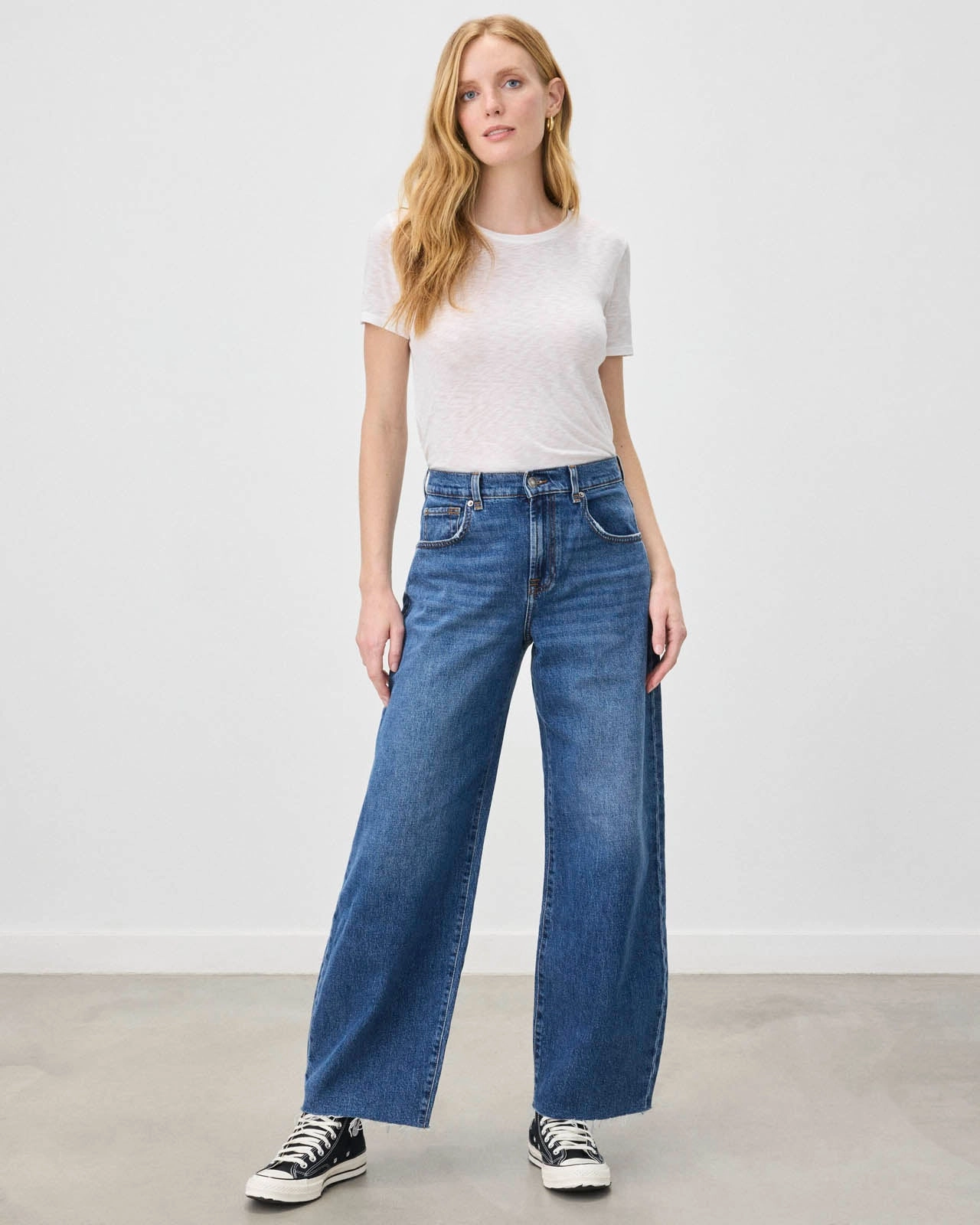 Zoe Slub Crew Neck Tee