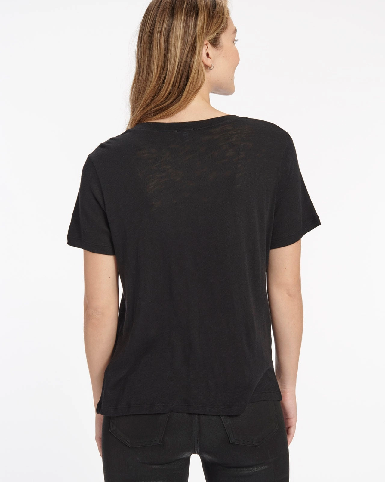 Zoe Slub Crew Neck Tee
